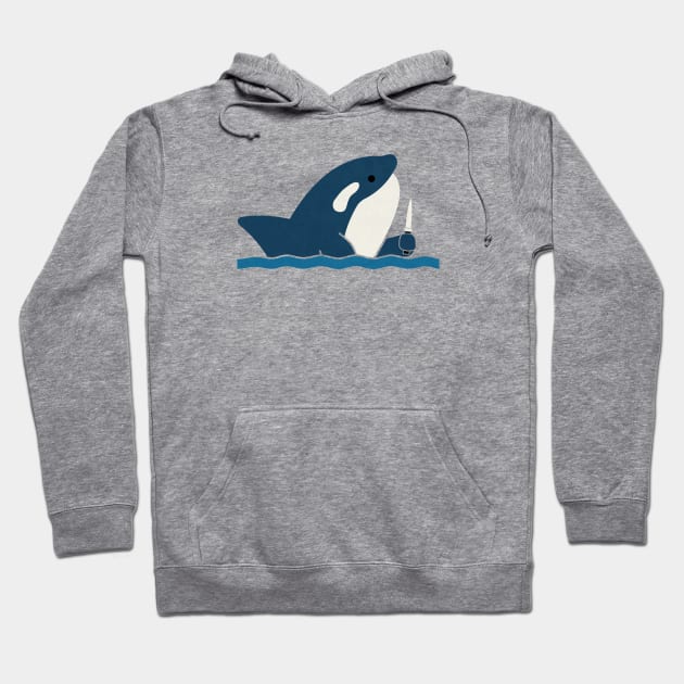 Killer Whale Hoodie by HandsOffMyDinosaur